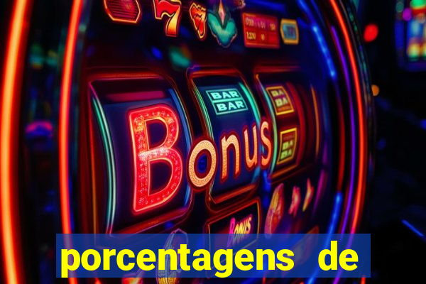 porcentagens de jogos pagantes